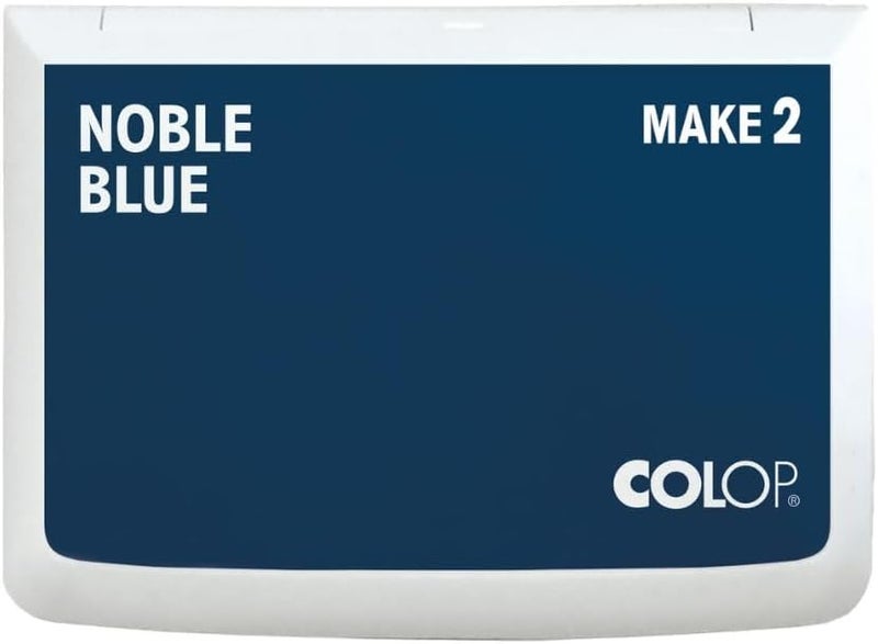 Colop Make Series, Ink Stamp Pads, with Non-Toxic Premium Ink, Water-Based Acid-Free (Noble Blue, Make 2-2-3/4" x 4-1/4") - Image 1